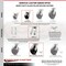 Service Caster 5 Inch Kingpinless Glass Filled Nylon Wheel Caster Swivel Locks 2 Rigid, 2PK SCC-KP30S520-GFNR-BSL-2-R-2 - alternate 4